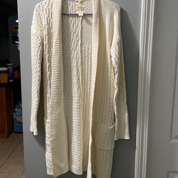 Between Me and You cream color cardigan in size small - Picture 4 of 7